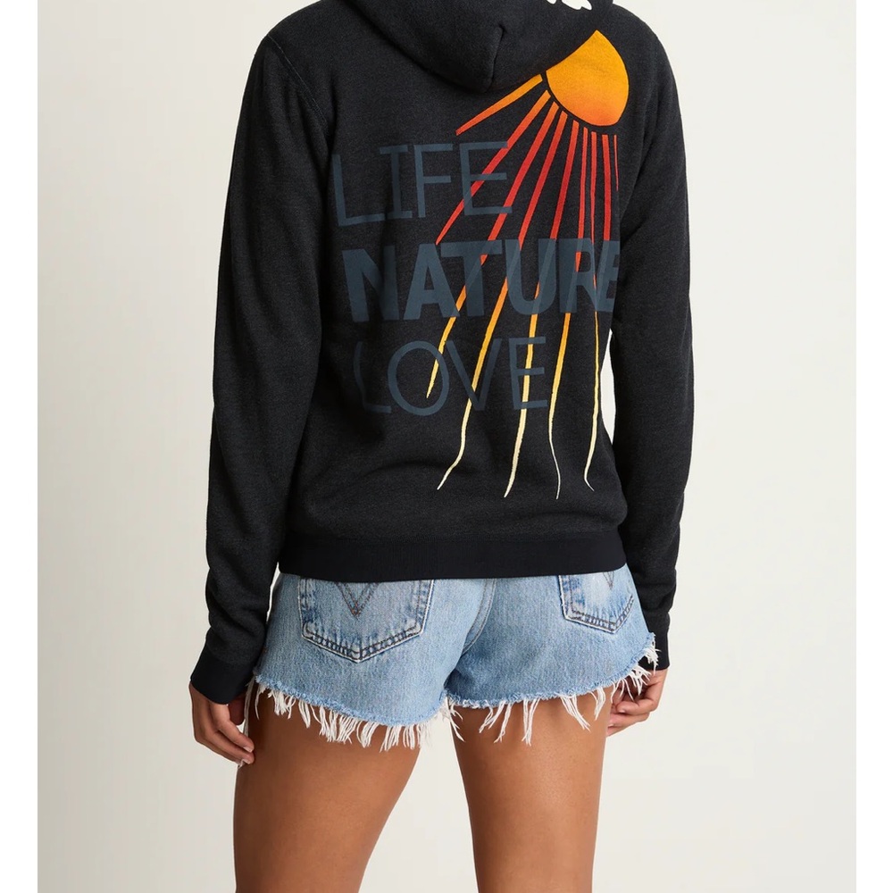 Navy FreeCity Hoodie - Life Nature Love - size “2” medium